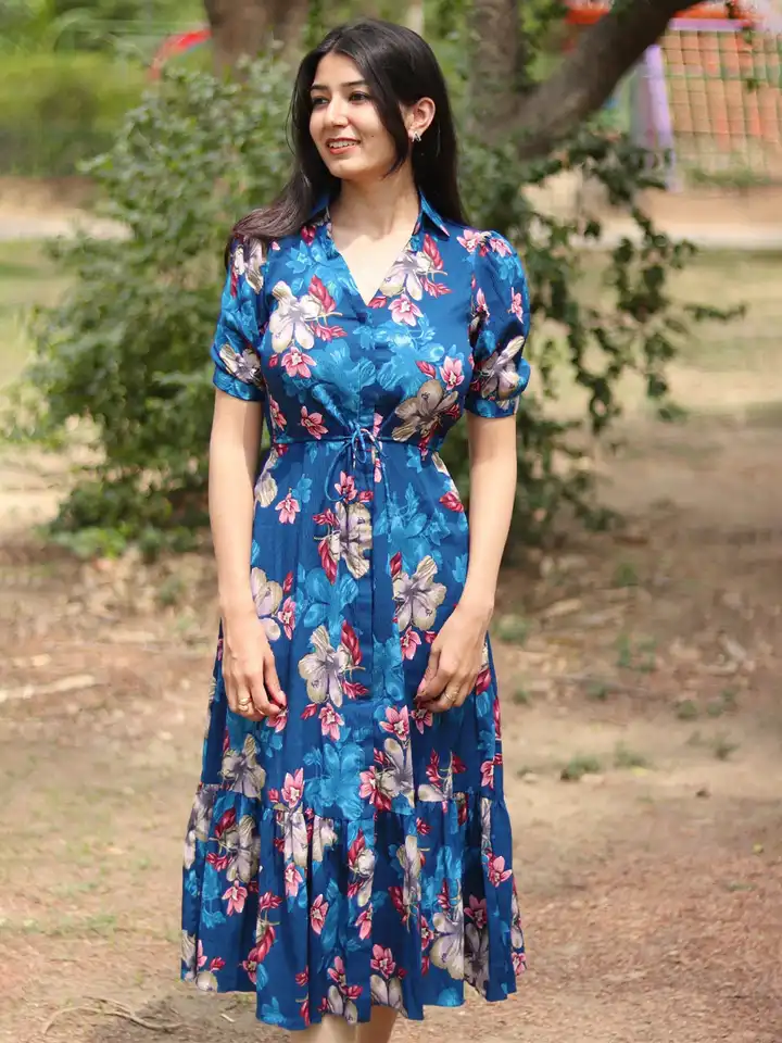 Buy DressBerry Women Floral Printed Fit & Flare Midi Dress - Dresses for  Women 35274849 | Myntra