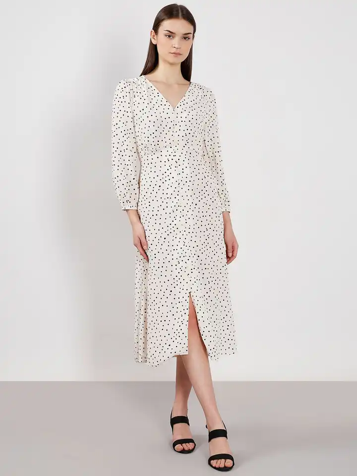 slim fit dress slacks VERO MODA Pink Floral Print Shirt Dress main image 0