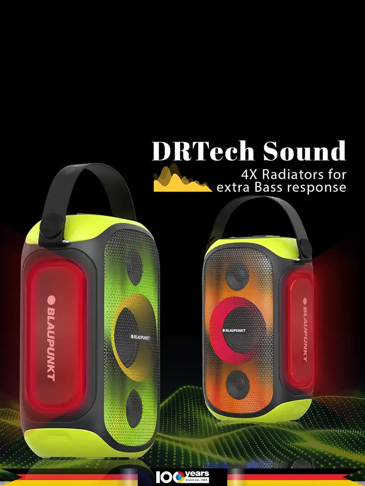 Buy BLAUPUNKT Atomik Lytz 90 W Bluetooth Party Speaker With RGB