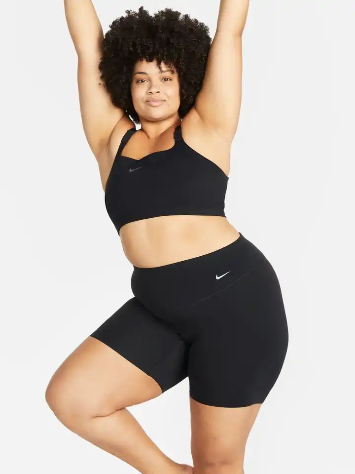 womens plus nike biker shorts