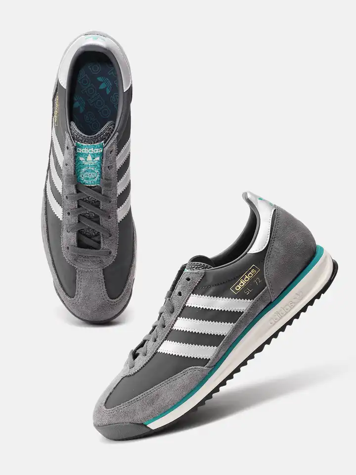 adidas gazelle silver green womens adidas SL 72 OG Shoes - Women's - Semi Screaming Green / Core Black