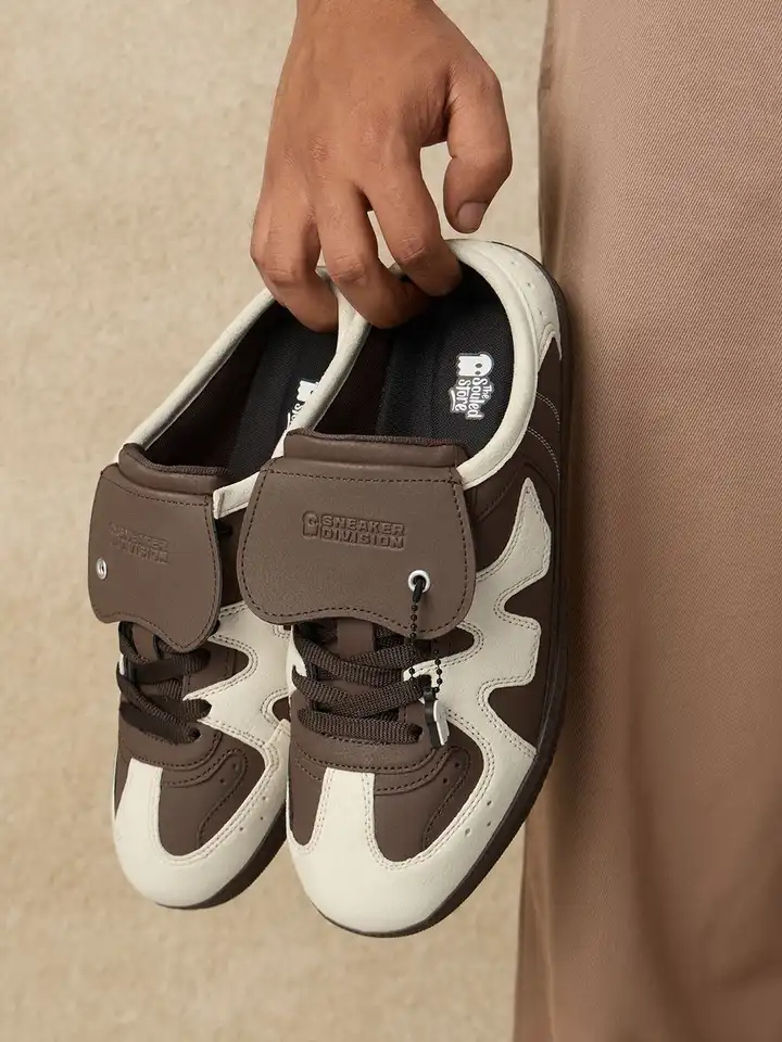 Buy The Souled Store UBZ 0.5 Mocha Mules Men Colourblocked PU