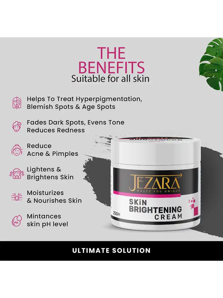 Buy JEZARA Skin Whitening Cream with Vitamin C & Manjistha for All