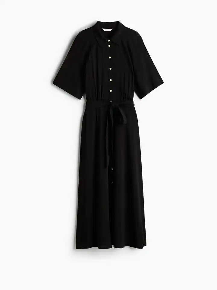 h&m dress with tie belt