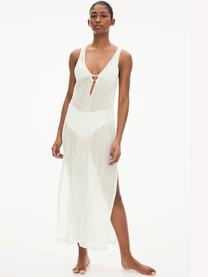 chinese dress ladies H&M Black Knitted Maxi Dress