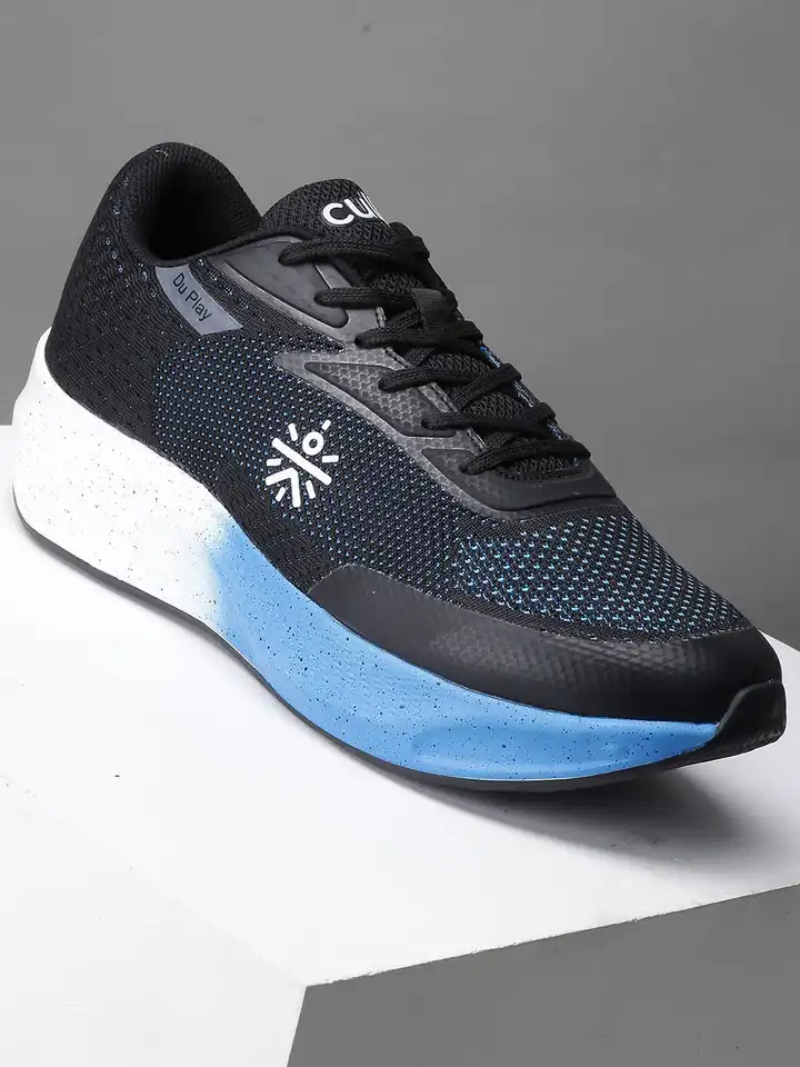 i59  Buy CULT Men's Black & Blue DuPlay Casual Shoes - Sports Shoes for