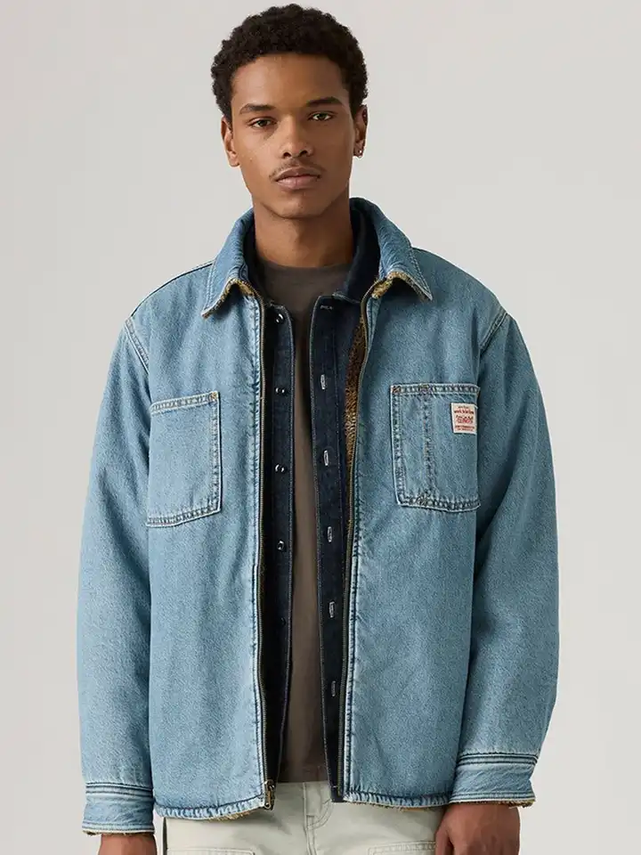 Buy Levis Reversible Cotton Denim Jacket - Jackets for Men