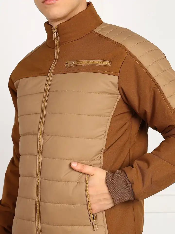 Buy XFOX Colourblocked Puffer Jacket - Jackets for Men 37145009