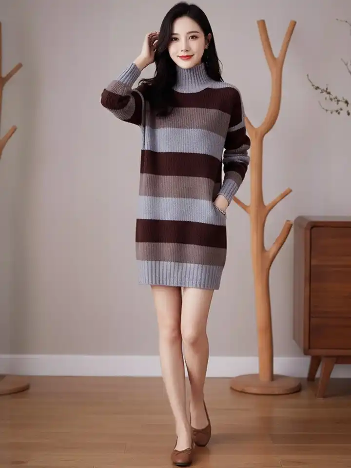 navy blue dress for baby girl Cozy Winter Dresses 🩵 @myntra @hm , Comment want for deets 🔗 Winter Finds  - 7/10 💫, Fit main image 0