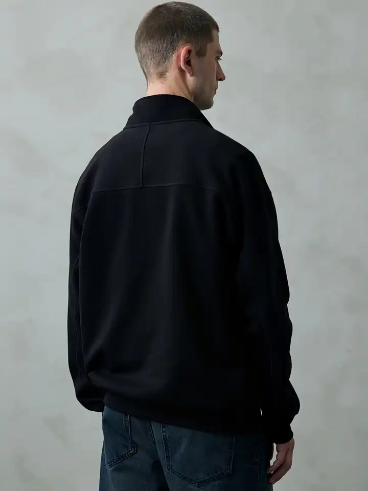 Buy H&M Men THERMOLITE Relaxed Fit Zip-top sweatshirt