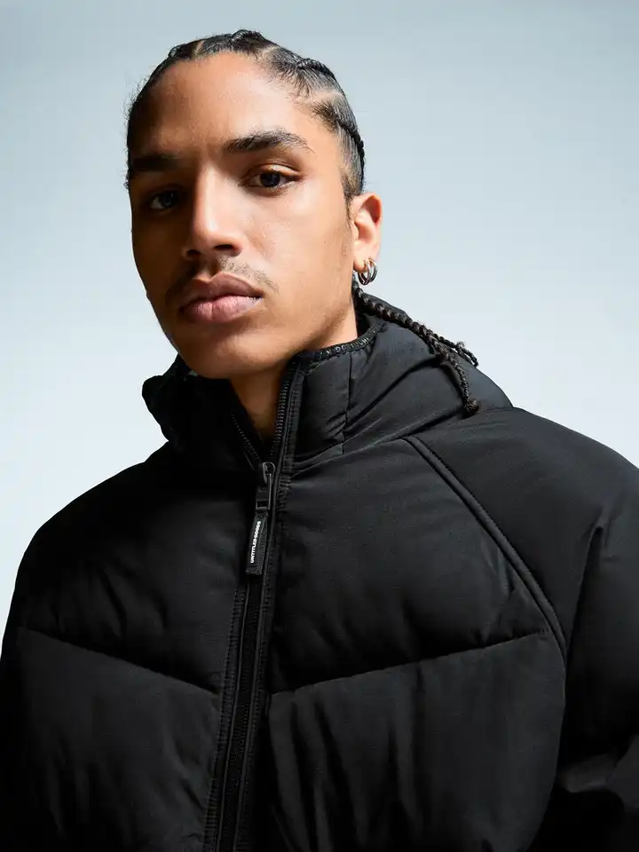 Buy Bershka Hooded puffer jacket - Jackets for Men 36869738 | Myntra