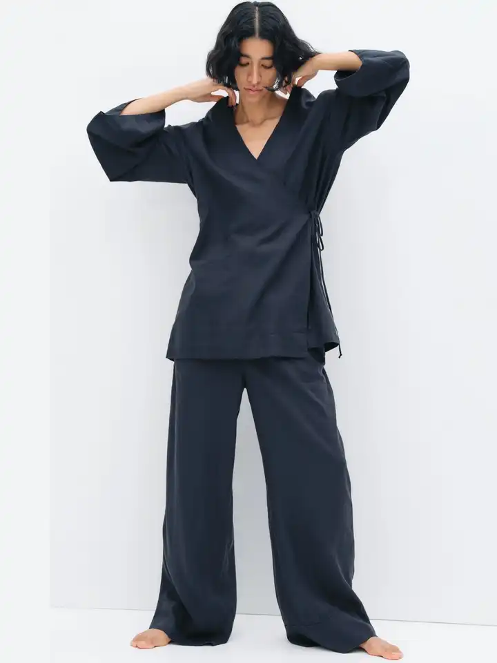 chinese dress ladies Luxurious Flow TENCEL Gown - Eco-Friendly Comfort