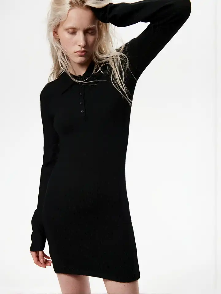 lola polo knit dress Lola Tie Back Knit Dress main image 0