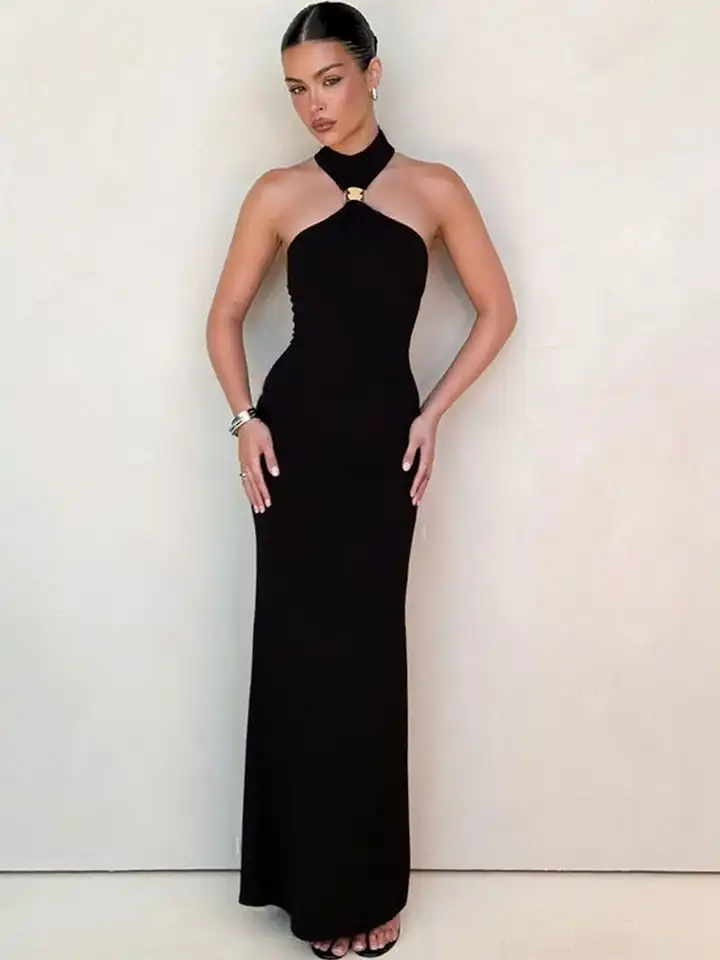 Buy bebe Halter Neck Bodycon Maxi Dress - Dresses for Women 41740330 | Myntra Buy bebe Halter Neck Bodycon Maxi Dress - Dresses for Women 41740330 | Myntra