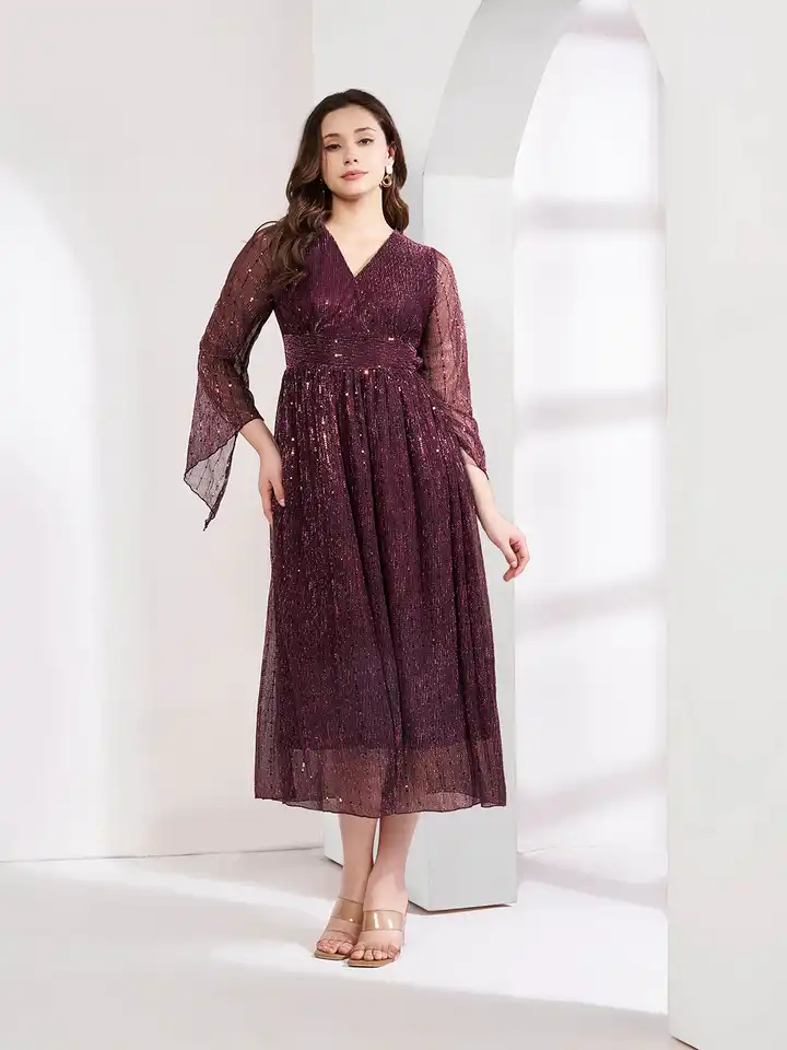 slim fit dress slacks Buy Women Gold Lurex Front Moon Cut A-Line Dress Online at Best Price