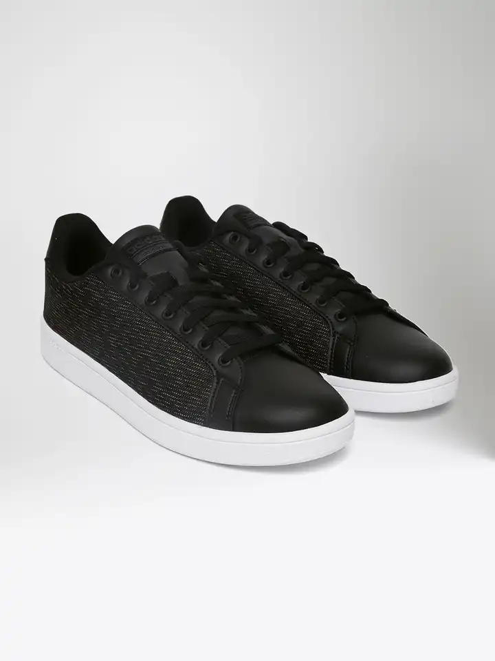 Buy ADIDAS NEO Men Black CloudFoam Advantage Clean Leather Sneakers -  Casual Shoes for Men 2045092 | Myntra