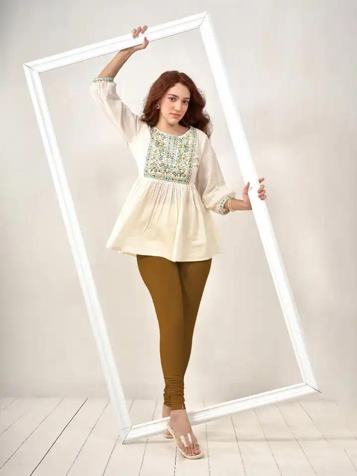 Buy LYRA Women Tan Brown Solid Churidar Leggings - Leggings for Women  20517598 | Myntra