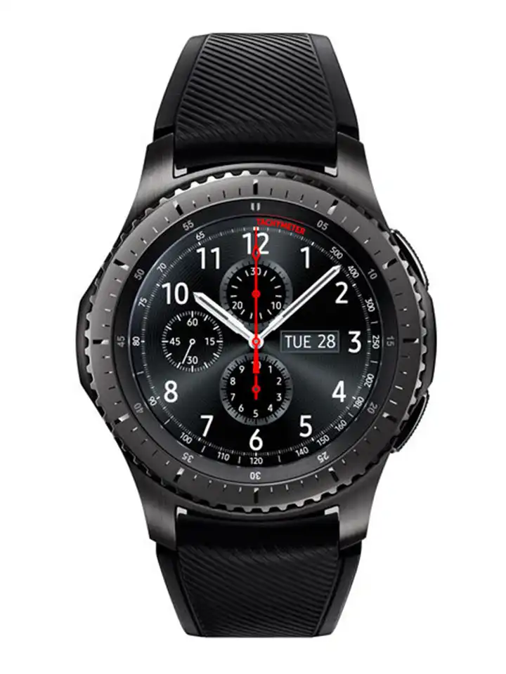 Buy Samsung Unisex Black GEAR S3 - FRONTIER Smart Watches - Smart