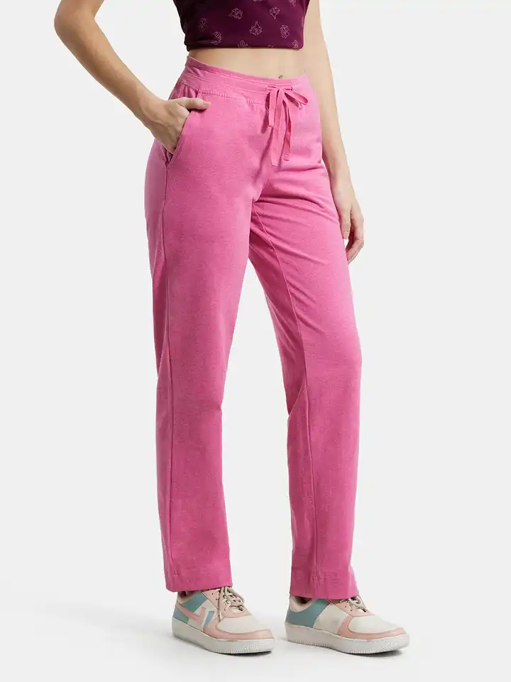 Buy Jockey Super Combed Cotton Stretch Relaxed Fit Trackpants