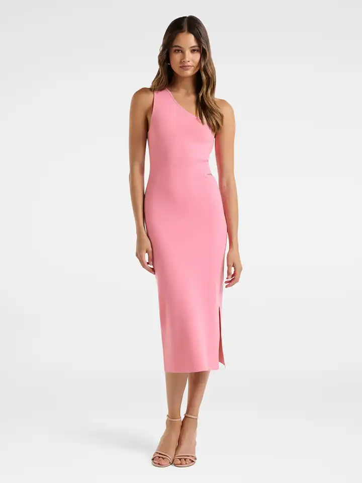 strapless open back dress Rib-Knit Slit Sweater Dress – Tuxedo Closeouts