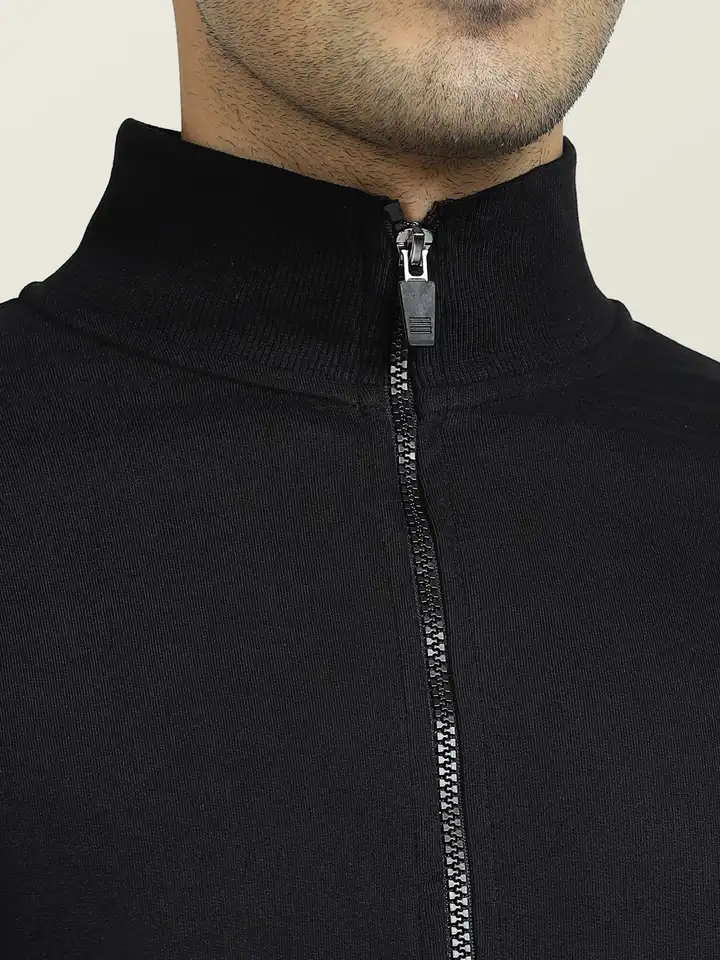 Buy XYXX Cruze Black Zip-Up Jacket and Joggers Combo Set