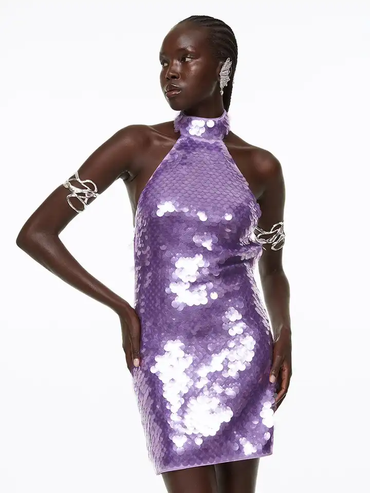 green emerald velvet dress Documented 1982 Bill Blass Sequin & Beaded Dusty Purple, Gold & Silver   Shrimpton Couture