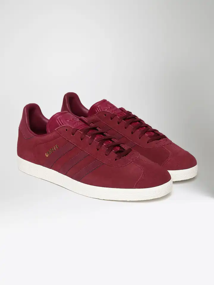 Buy ADIDAS Originals Men Maroon Gazelle Suede Sneakers - Casual Shoes for  Men 2122189 | Myntra