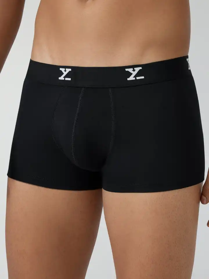 Buy XYXX Men Solid ACE IntelliSoft Modal BLACK Trunk - Trunk for