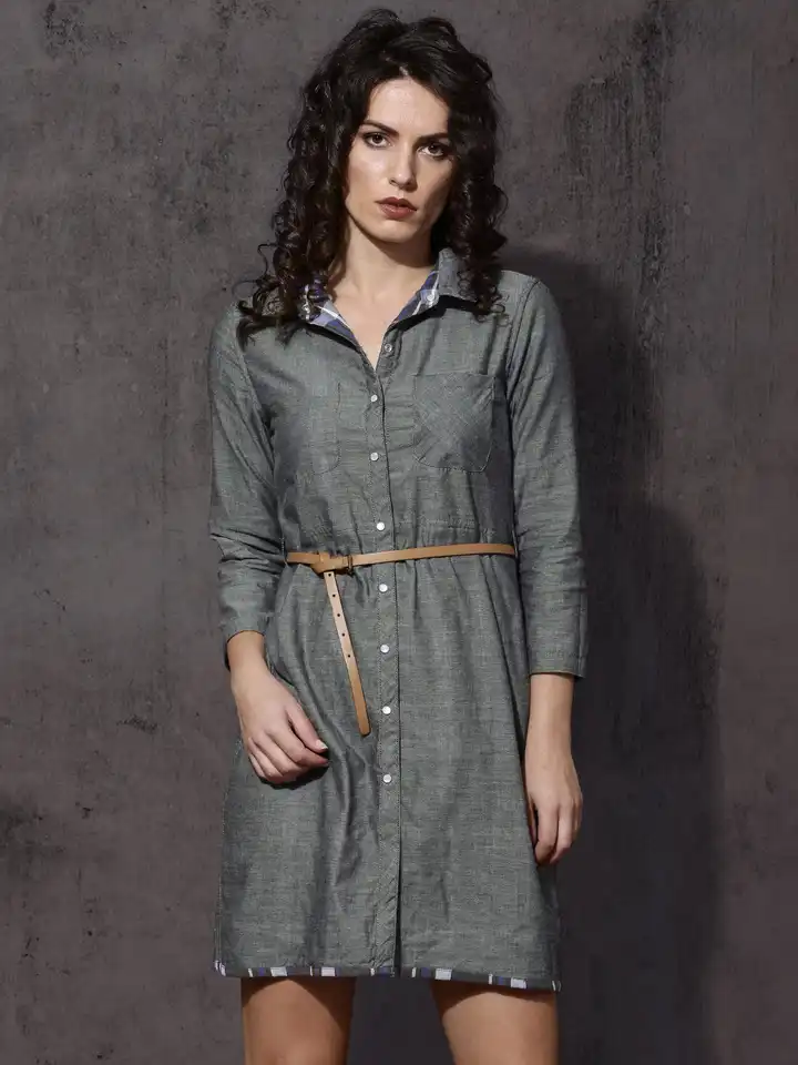 chinese dress ladies Yosayd Warm Winter Long Sleeves Oversize T Shirt Dresses with Pocket for Women  Grey at Amazon Women's Clothing store