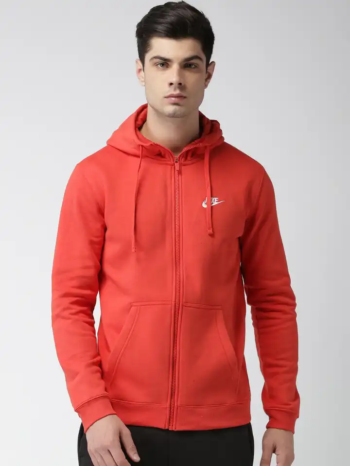 nike red sweatshirt men