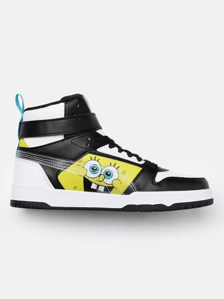 spongebob high top shoes