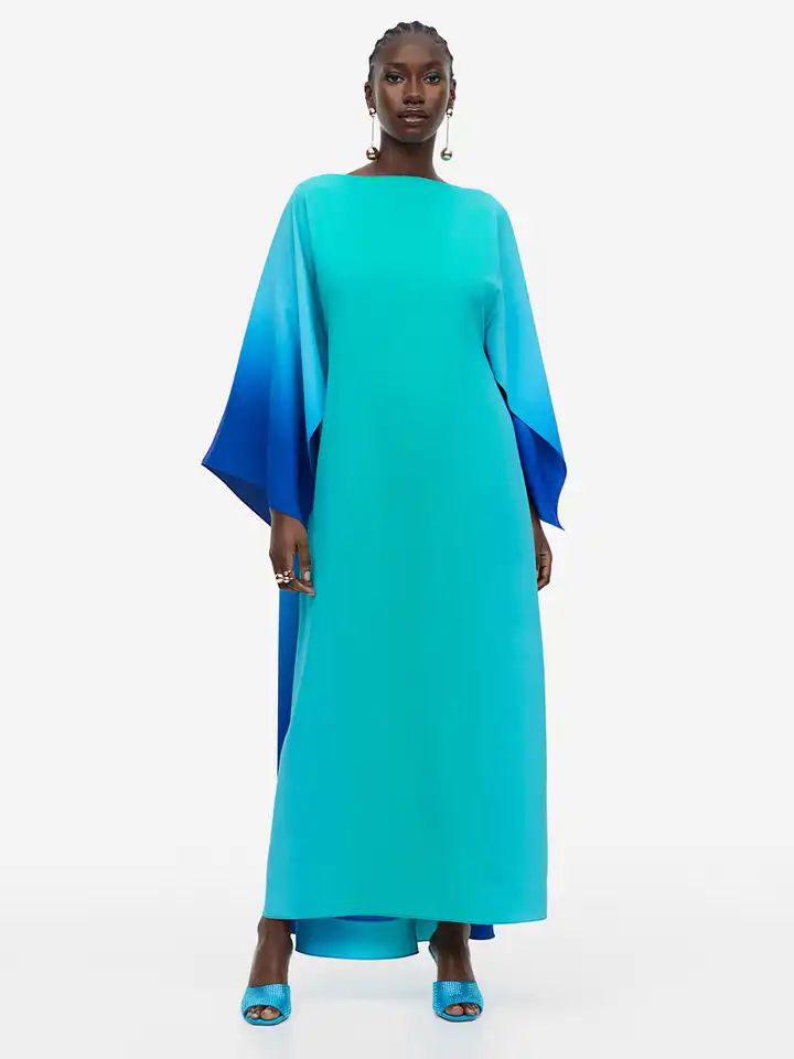 green emerald velvet dress Emerald Green Oversized Kaftan Maxi Dress | Plus Size Beach Cover Up