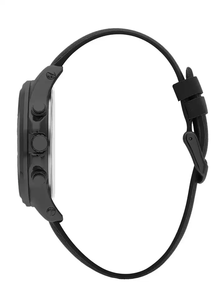 Buy Lee Cooper Men Brass Leather Bracelet Style Straps Digital