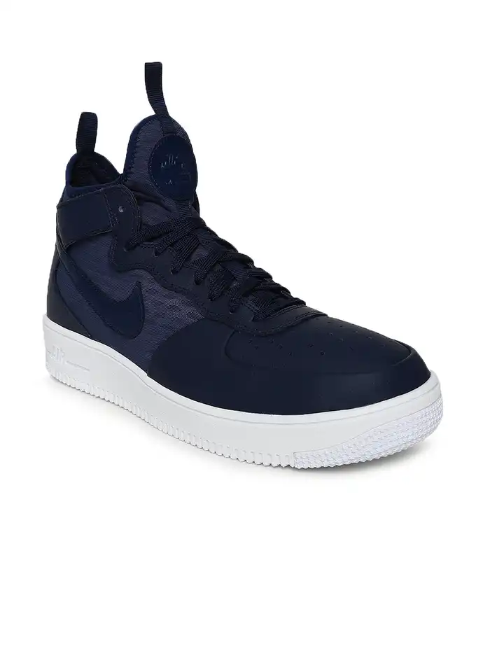 navy blue air force 1 mid
