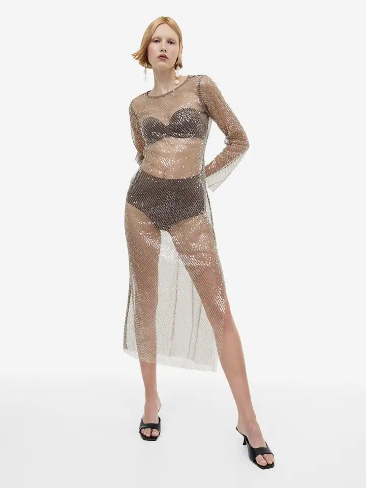 bandage metallic dress retroféte Women's Cloe Metallic Bandage Knit Dress - Pink