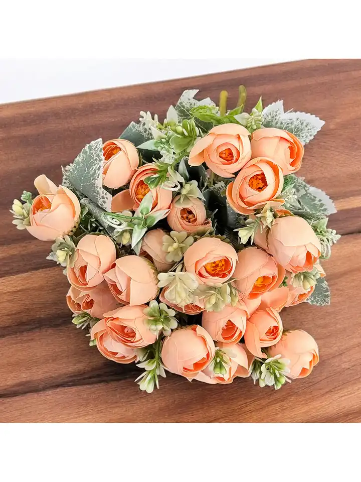 Buy Art Street Orange Colored Artificial Daisy Camel Flowers