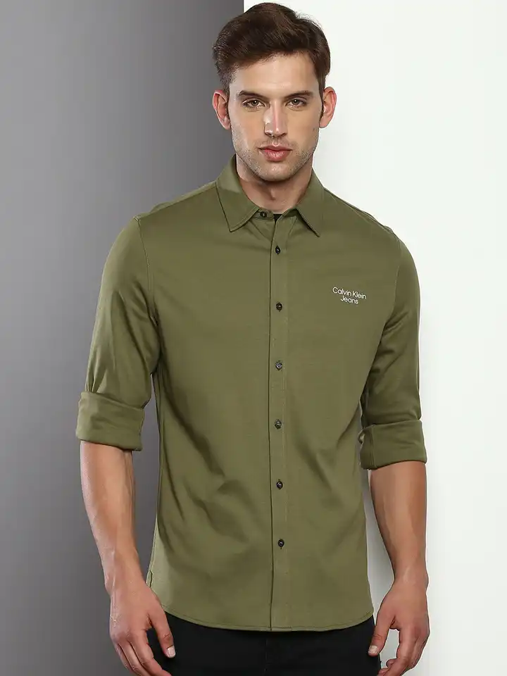 Buy Calvin Klein Jeans Slim Fit Pure Casual Shirt - Shirts for Men 22926362  | Myntra