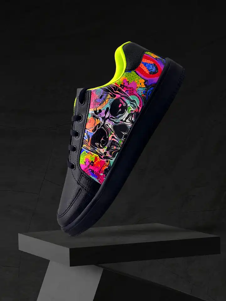 Buy KazarMax Boys XXIV Doom Graffiti Printed Memory Foam Basics