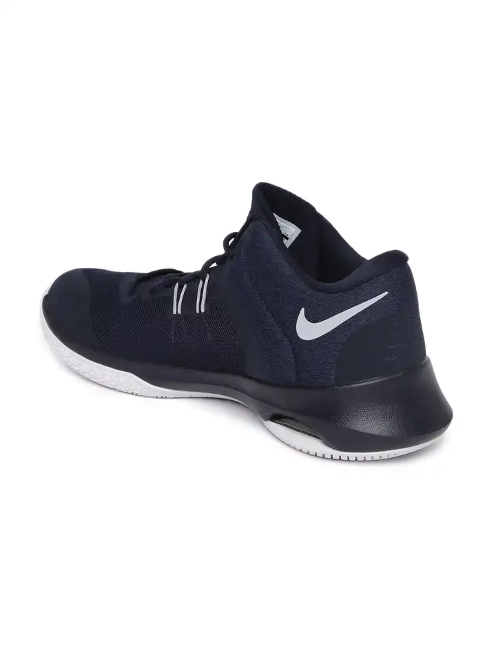 Buy Nike Men Navy Blue Textile Mid-Top AIR VERSITILE II Basketball