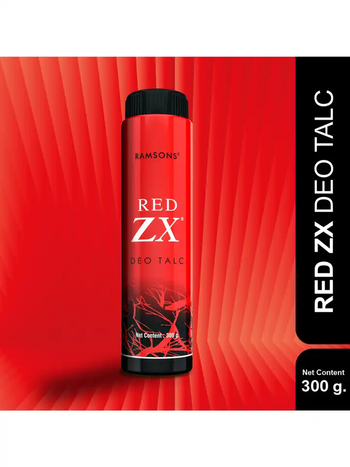 Buy Ramsons RED ZX Deo Fragranced Talcum Powder - 300 g - Talcum
