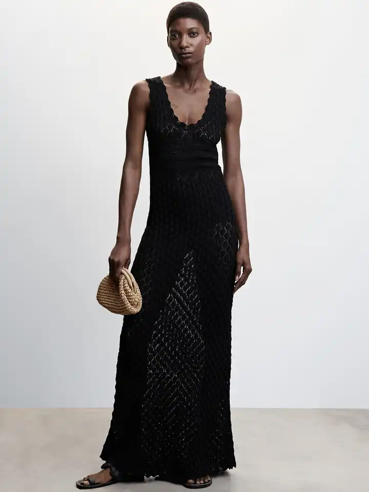 knee length dresses for ladies MANGO main image 0
