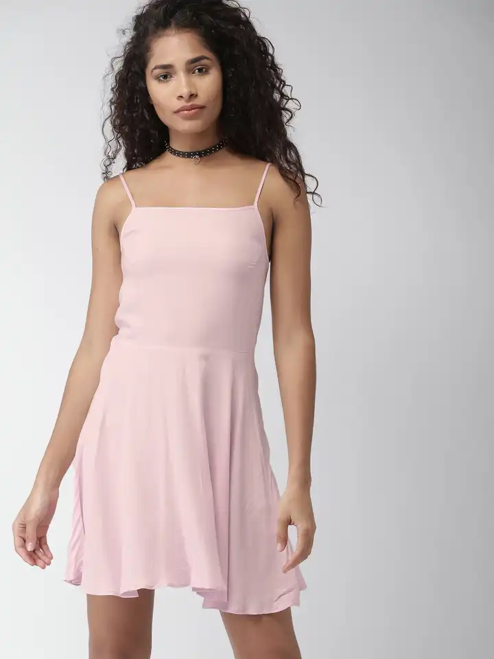 slim fit dress slacks Fit & Flare Mini Dress main image 1