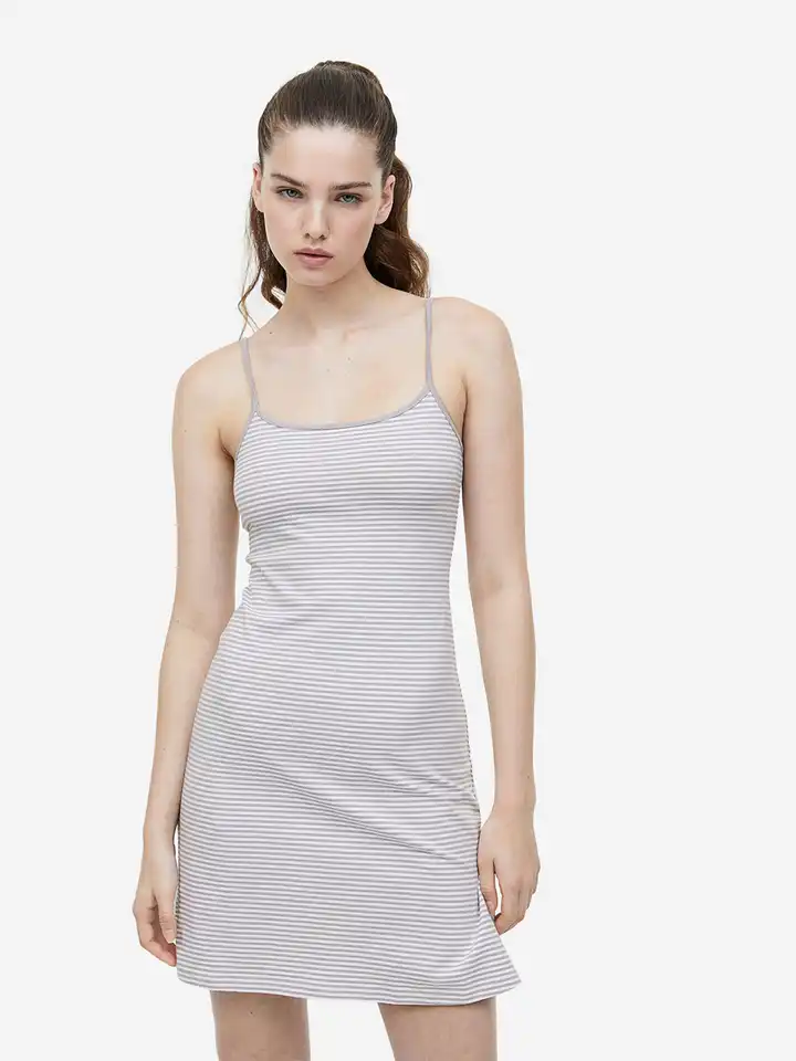 Buy H&M Flared-Skirt Jersey Dress - Dresses for Women 23773076 | Myntra