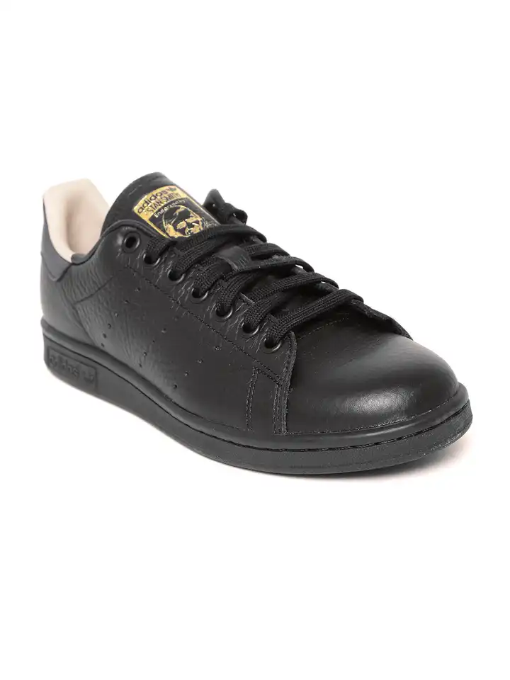 Buy ADIDAS Originals Men Black Stan Smith Leather Sneakers - Casual Shoes  for Men 2393787 | Myntra