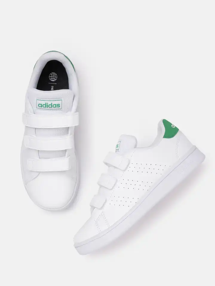 adidas gazelle silver green womens advantage base court lifestyle shoes main image 0