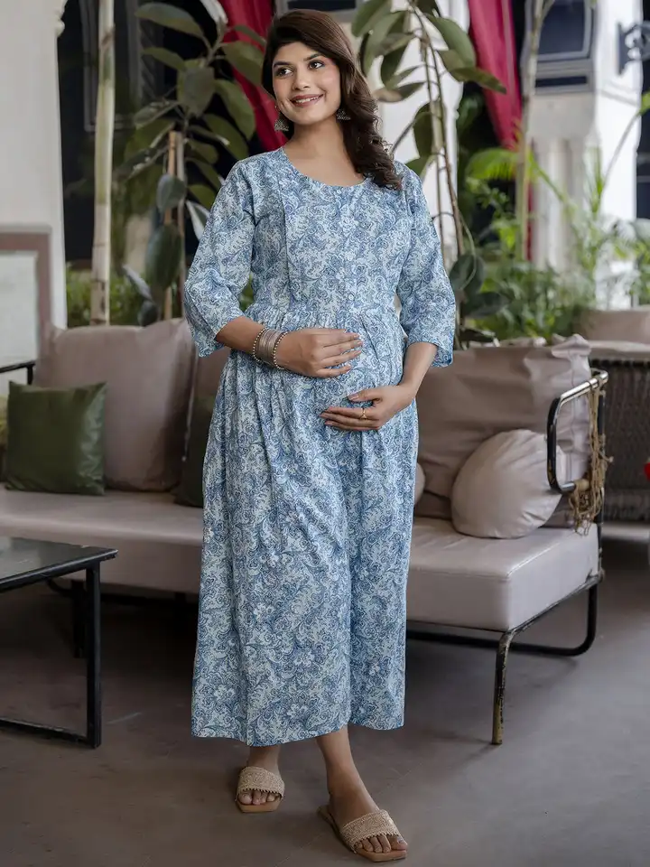Buy Nayo Floral Printed Gathered Maternity Fit & Flare Dress - Dresses for Women 24442934 | Myntra Buy Nayo Floral Printed Gathered Maternity Fit & Flare Dress - Dresses for Women 24442934 | Myntra