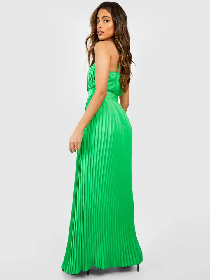 knee length dresses for ladies Too Sweet Satin Maxi Dress