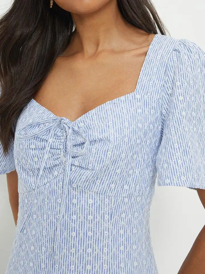sachin and babi light blue dress Buy DOROTHY PERKINS Striped Embroidered A-Line Midi Dress - Dresses for  Women 24625486