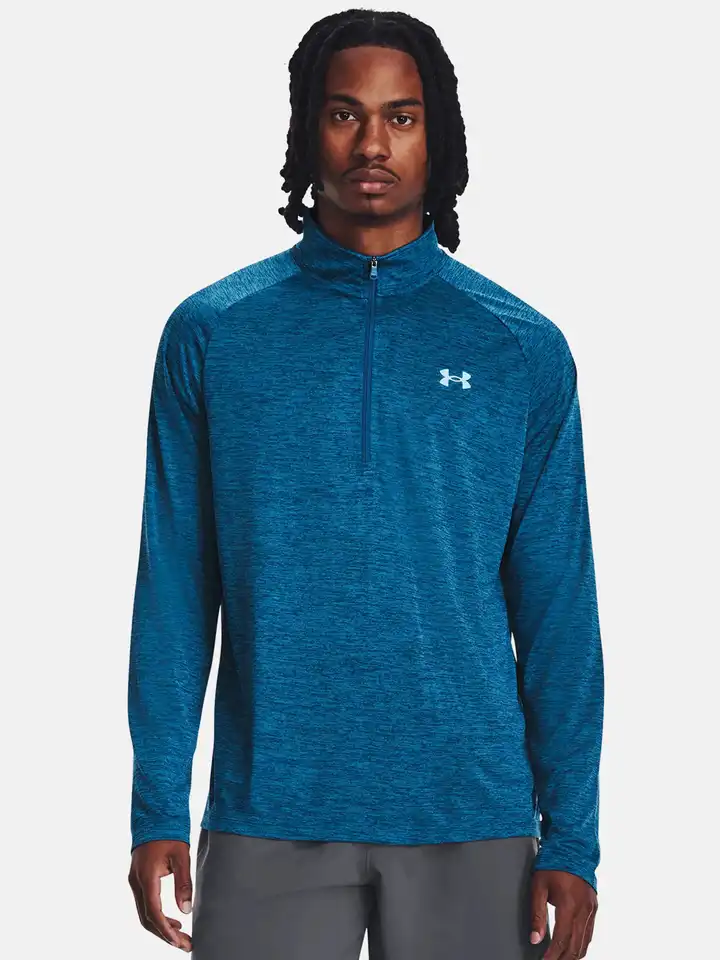 Buy UNDER ARMOUR Tech 2.0 1/2 Zip High Neck T-shirt - Tshirts for