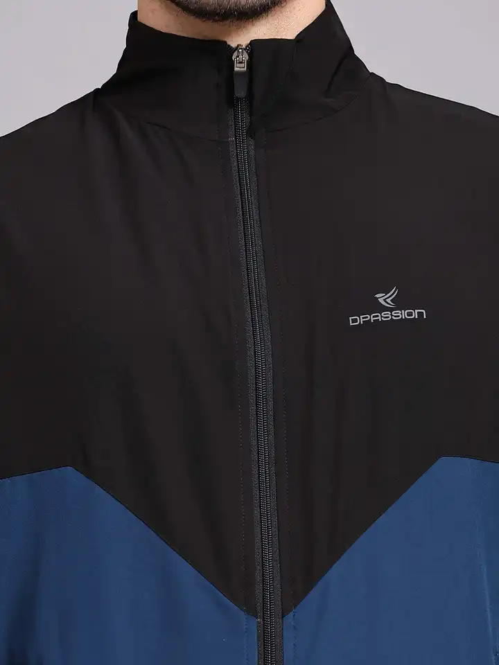 Buy Dpassion Colourblocked Lightweight Outdoor Sporty Jacket